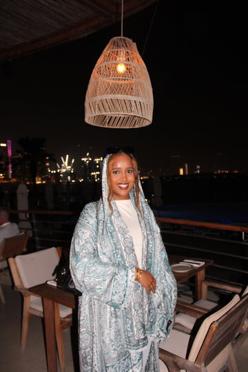 Zareen- Pashmina Open abaya