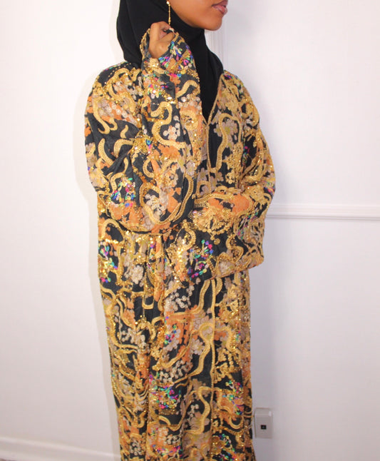 Noura Royale Embroidered Kimono