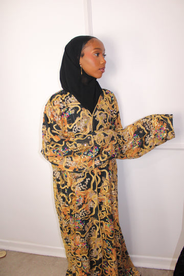 Noura Royale Embroidered Kimono