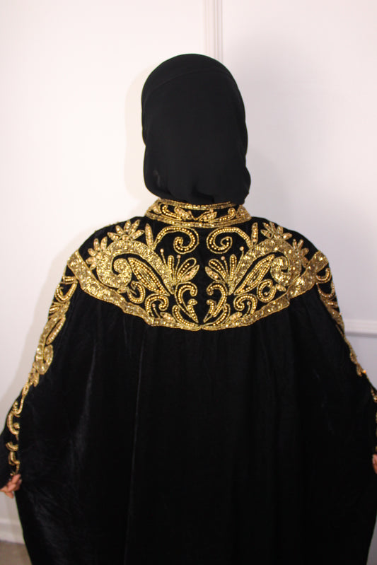 Malika Royale Velvet Abaya