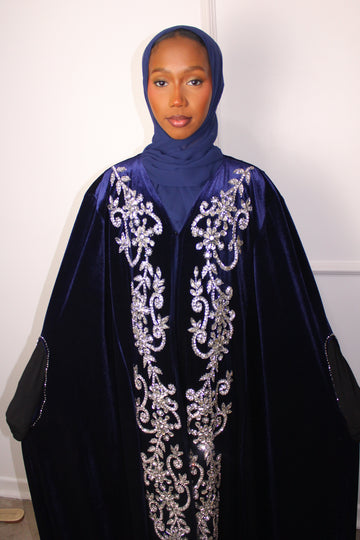 Nozara Royale Velvet Abaya
