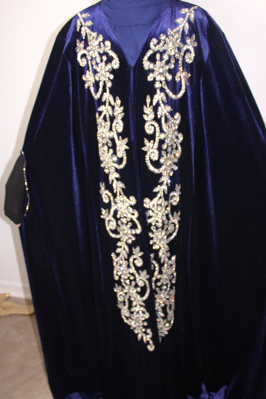 Nozara Royale Velvet Abaya