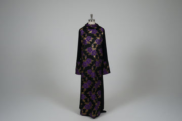 Fransawi- Purple Floral Abaya