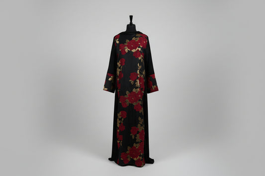 Franswai abaya - Red floral