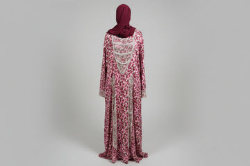 Macaris Makhawar Dress- Blush floral